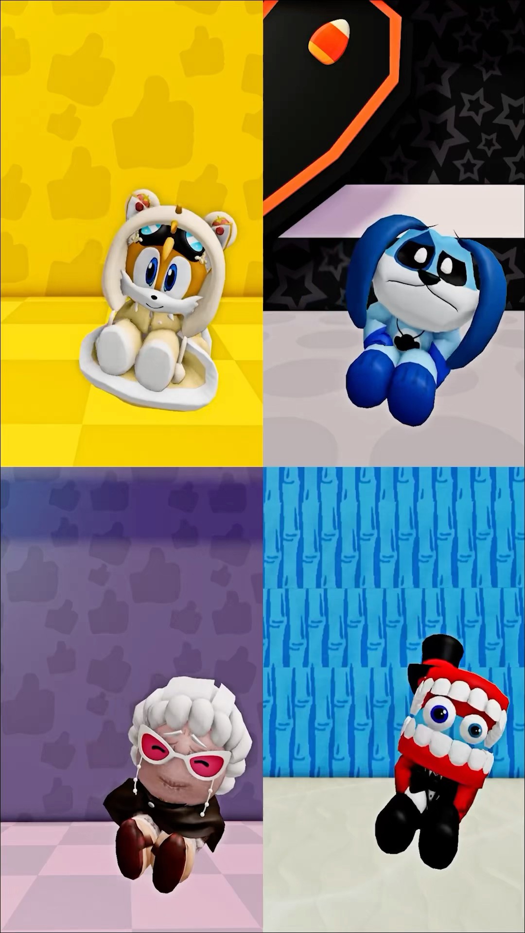 So Cute Shin Sonic #digitalcircus #insideout2 #joy #sprunki #pomni #catnap #spongebob